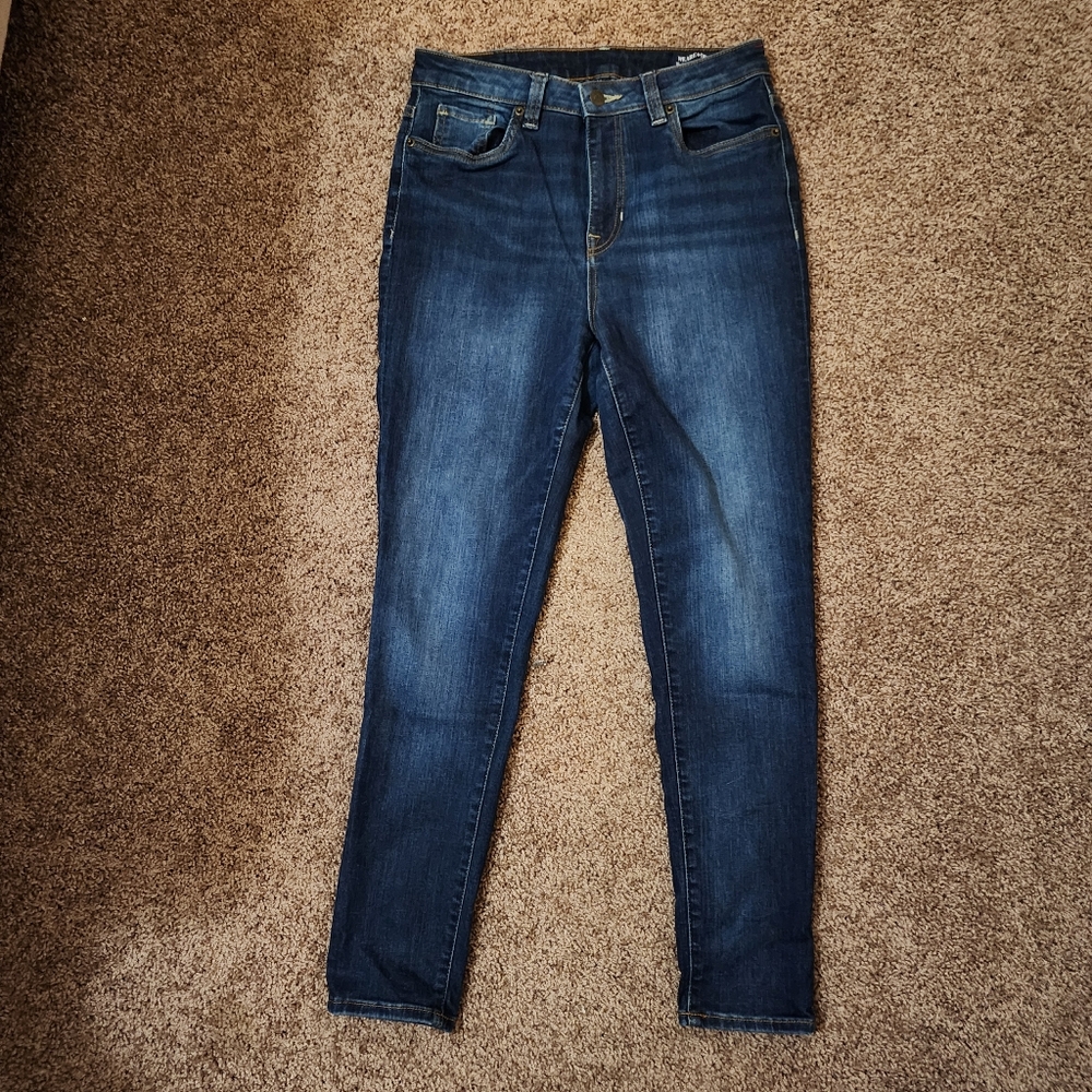 Buffalo Jeans Skylar Skinny High-Rise Blue Dark Wash 29 - Picture 4 of 9